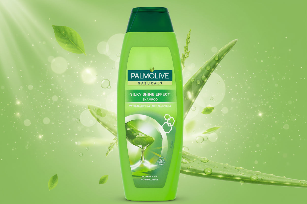PALMOLIVE SHAMPOO SILKY SHINE ALOE 350ML