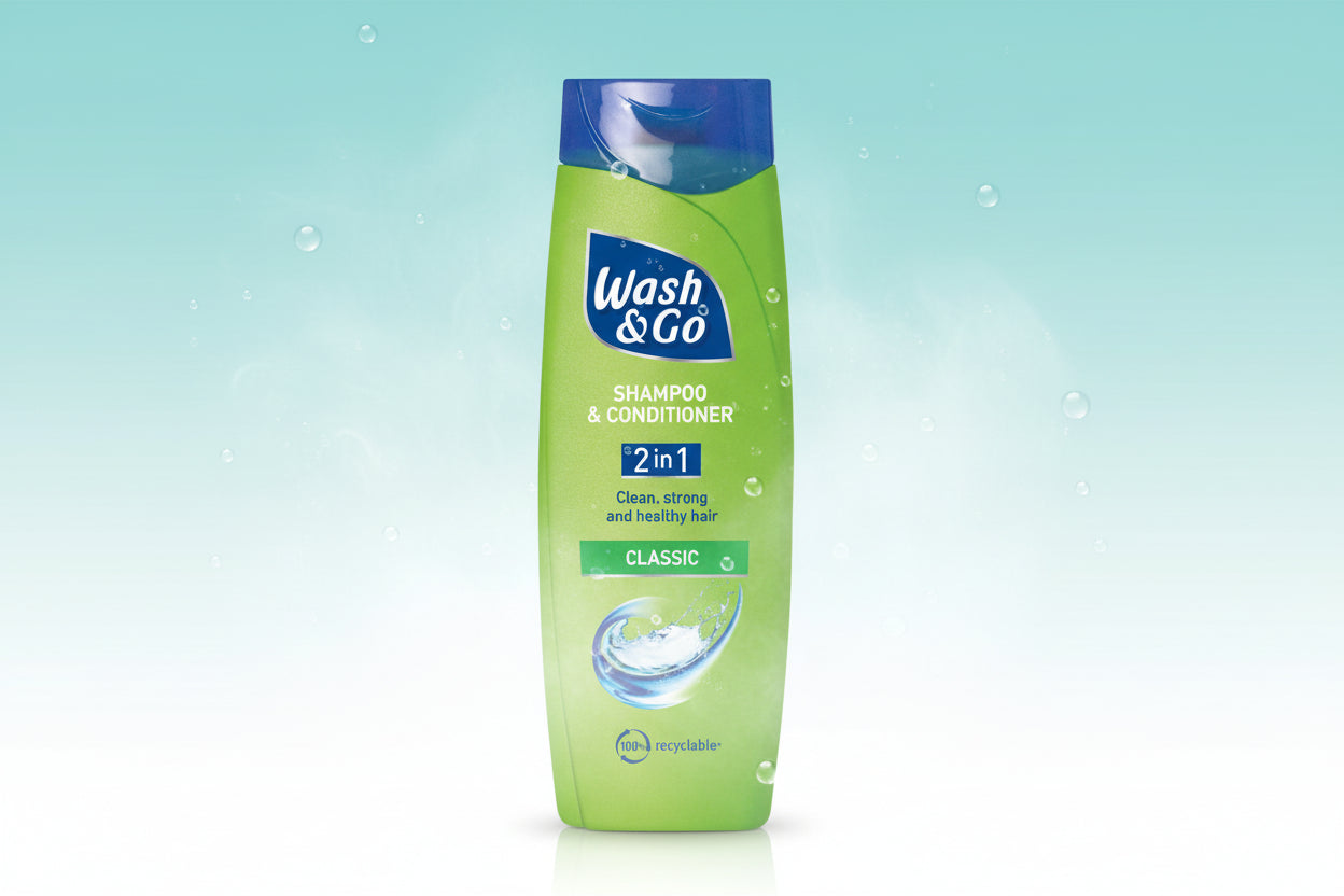 WASH & GO SHAMPOO 2IN1 CLASSIC 200ML