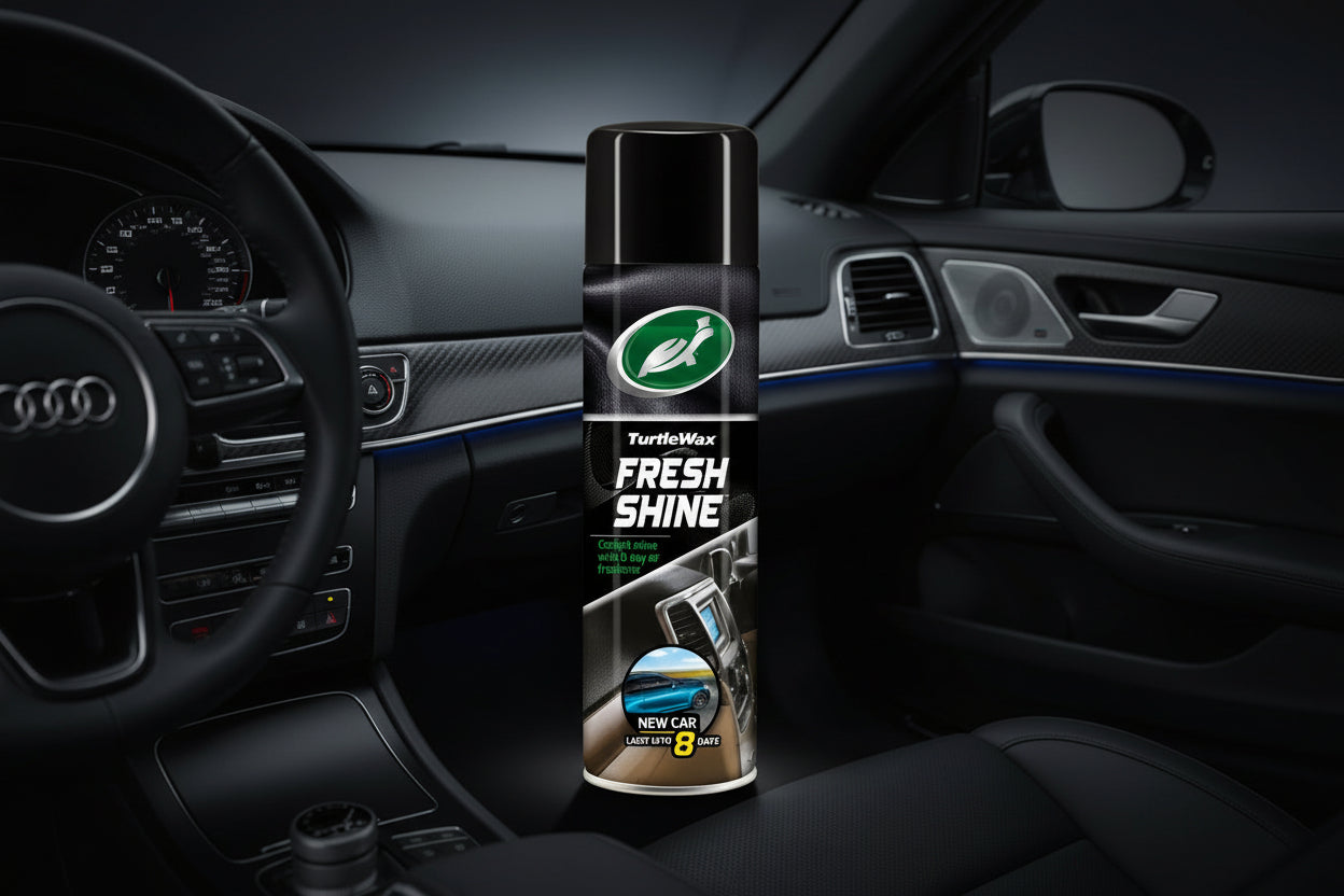 TURTLE WAX FRESH SHINE NEW CAR SPRAY 500ML.