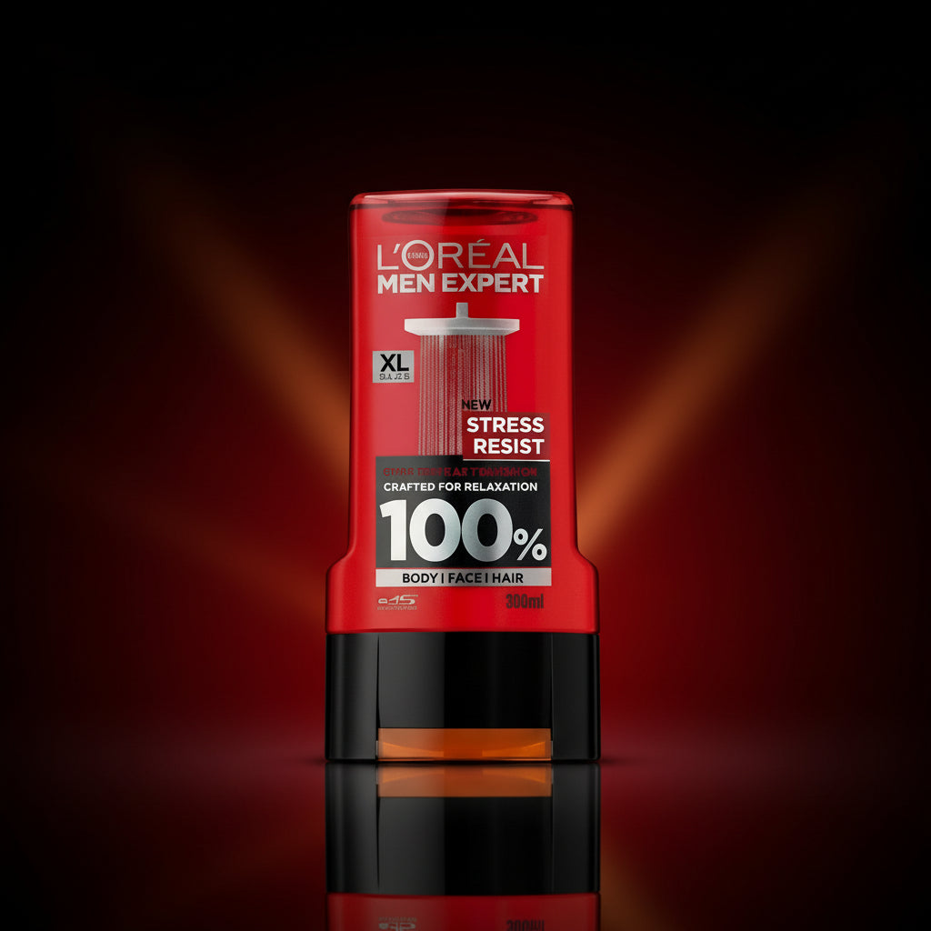 LOREAL MEN EXPERT SHOWER GEL STRESS RESIST 300ML