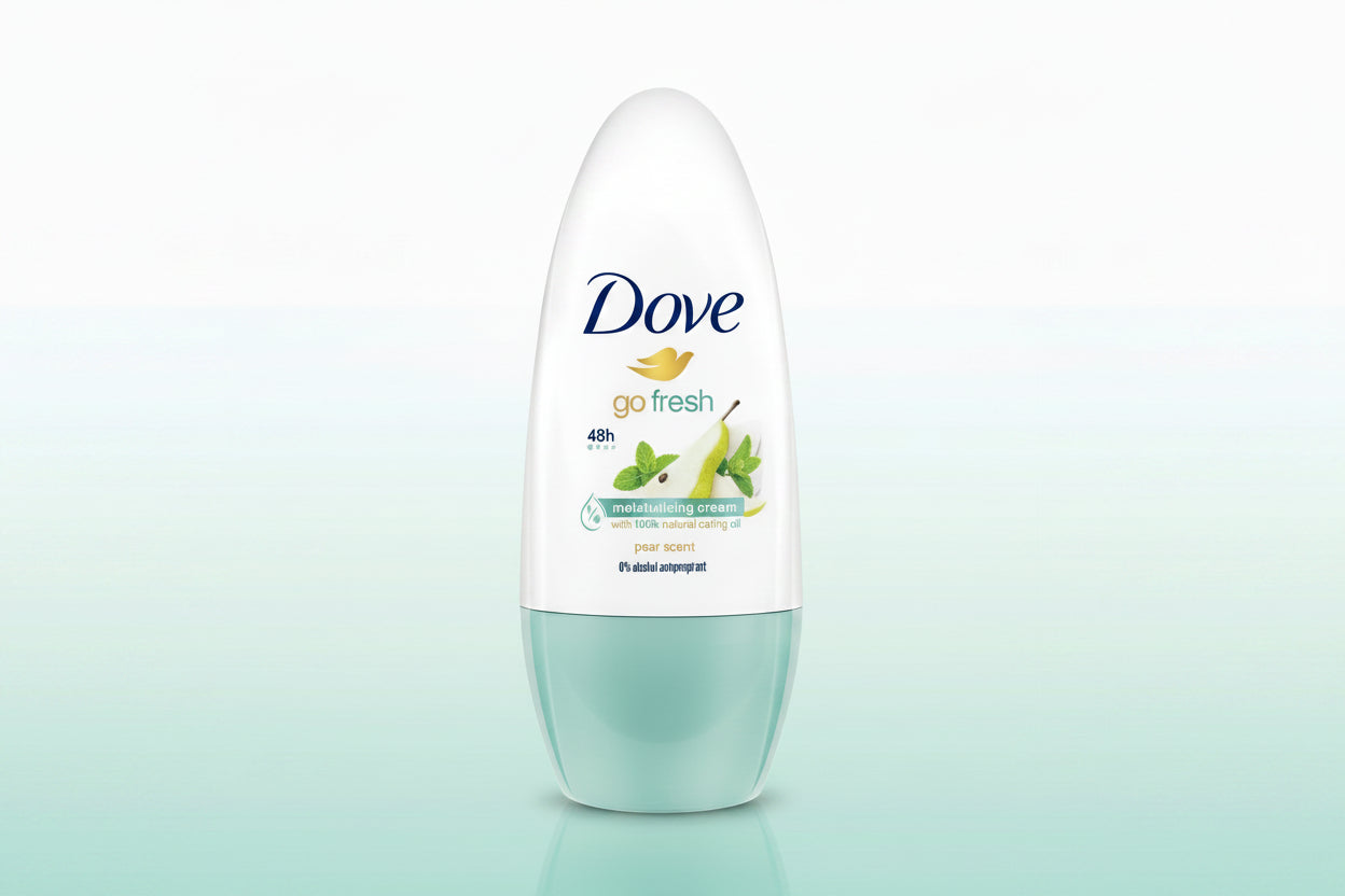 DOVE ROLL ON DEODORANT PEAR & ALOE 50ML.