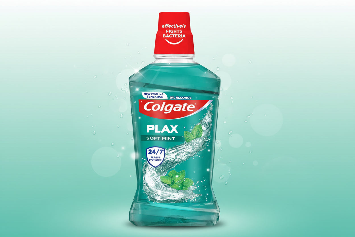 COLGATE PLAX MOUTHWASH SOFTMINT 500ML.