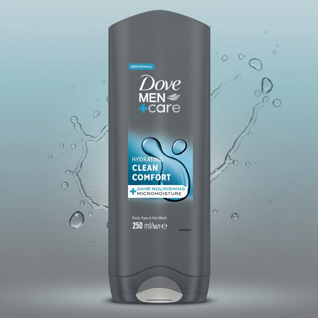 DOVE BODYWASH MEN+ CARE CLEAN COMFORT 250ML.