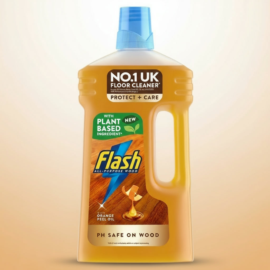 FLASH LIQUID CLEANER WOOD FLOOR 1LTR (Pack 6)