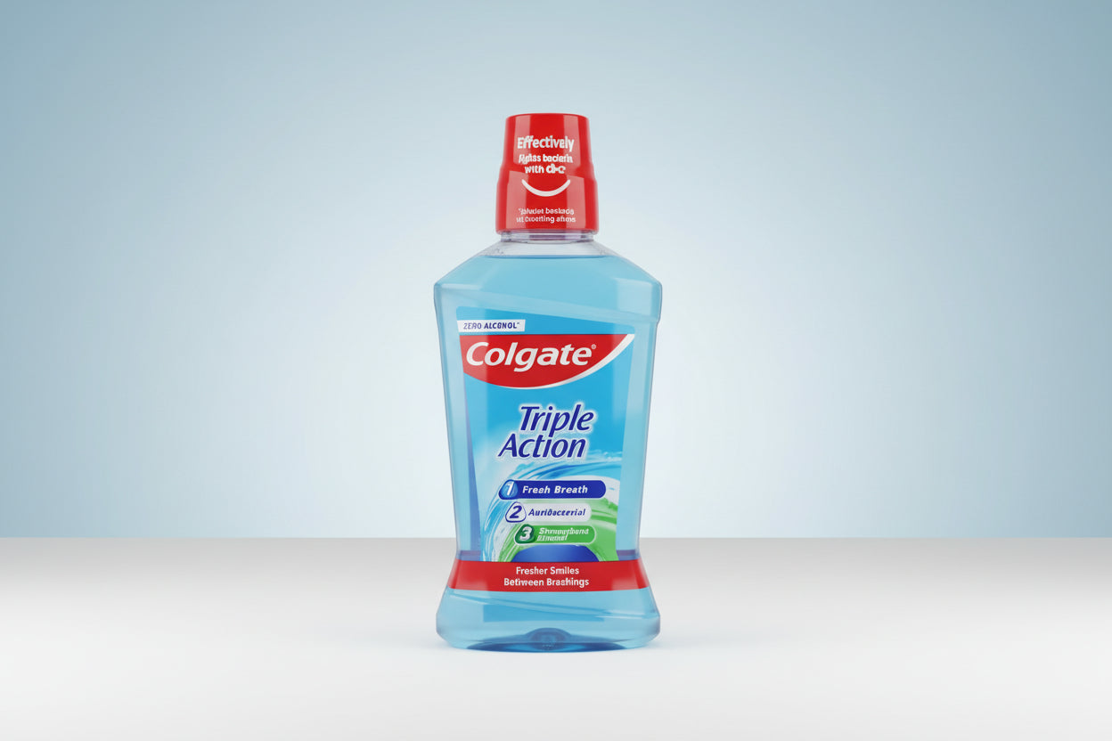 COLGATE MOUTHWASH TRIPLE ACTION 500ML