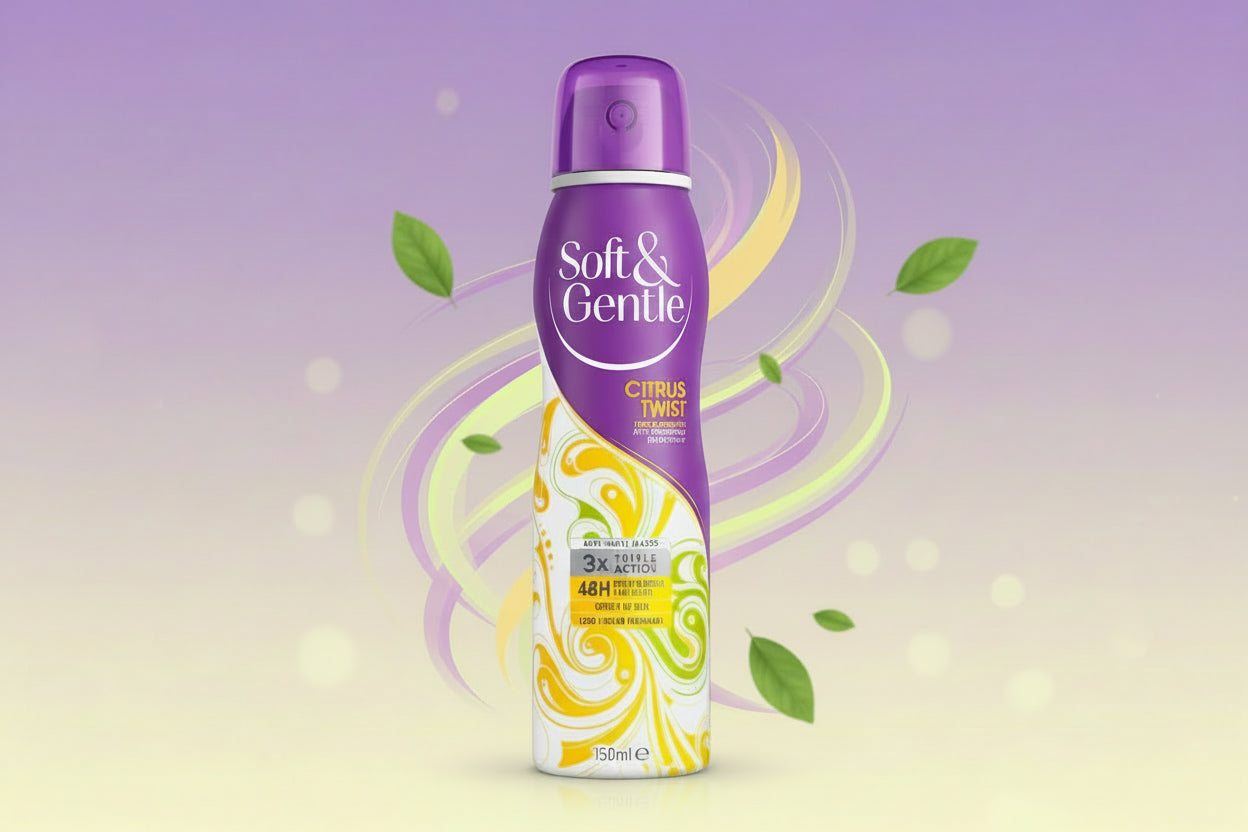SOFT & GENTLE A/P DEODORANT CITRUS TWIST 150ML