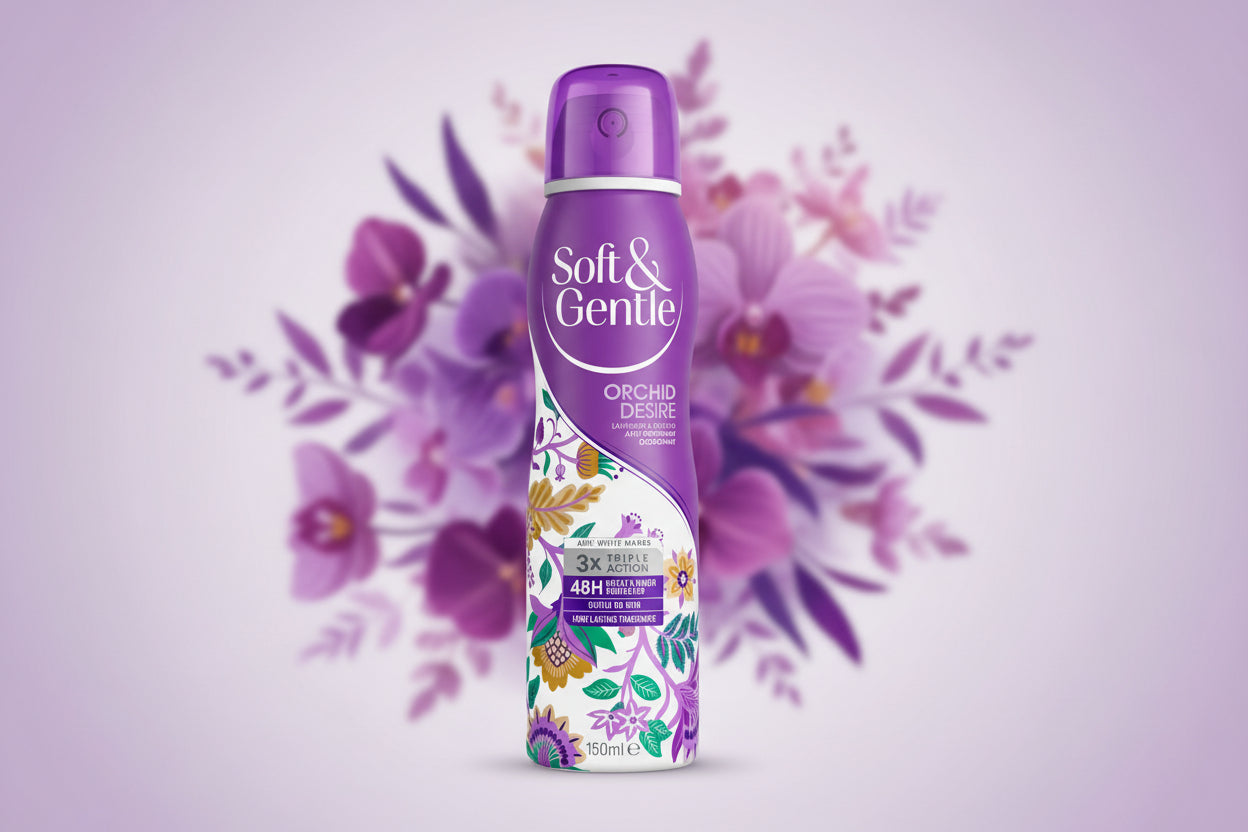 SOFT & GENTLE A/P DEODORANT ORCHID DESIRE 150ML