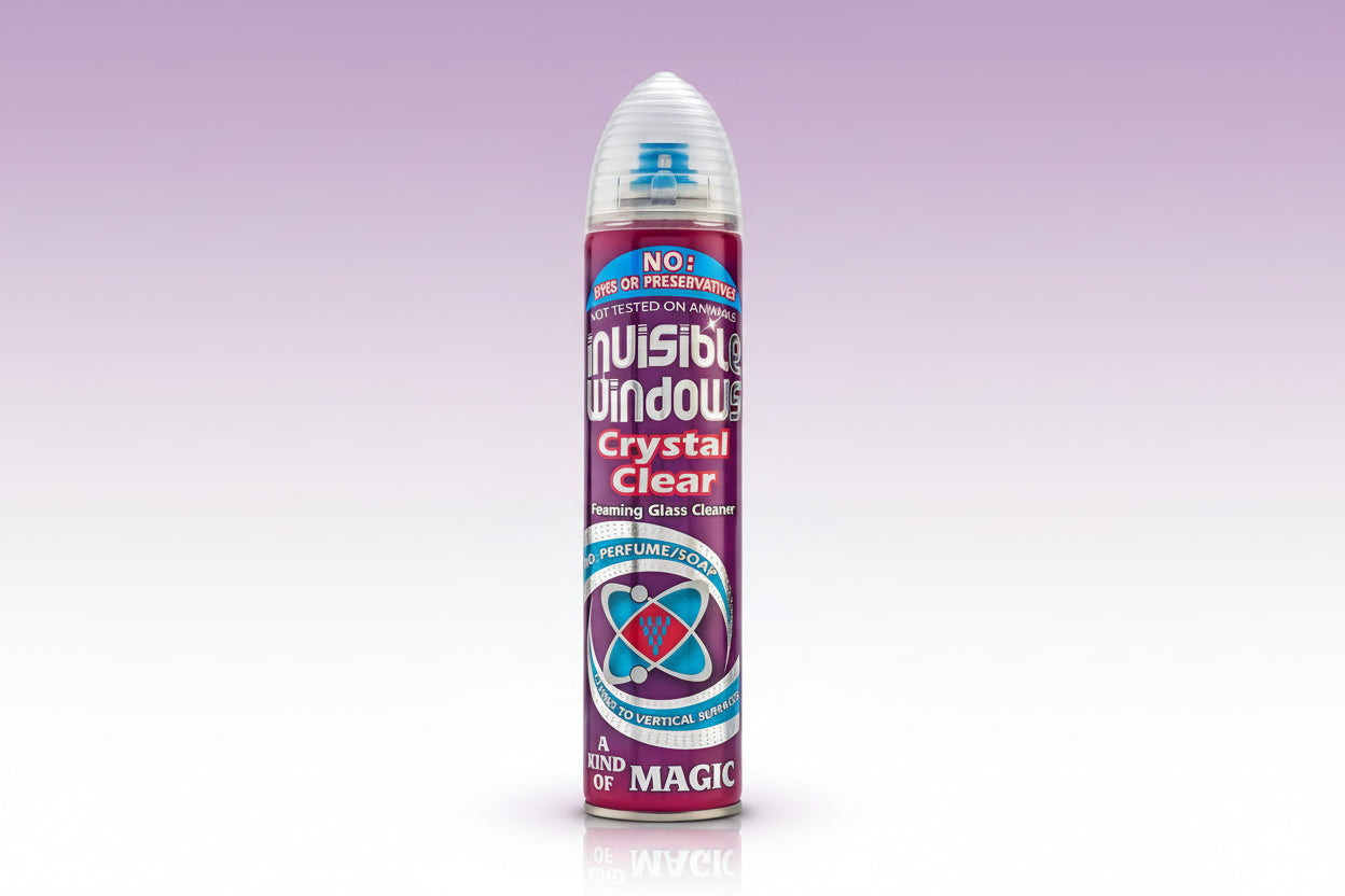 ARISTOWAX INVISIBLE WINDOW FOAMING GLASS CLEANER 300ML