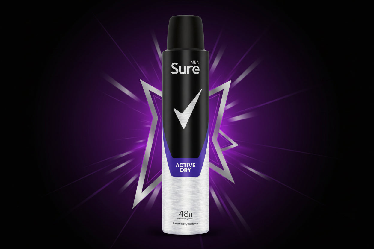 SURE MEN A/P ACTIVE DRY 200ML.