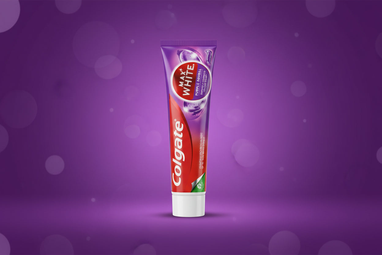 COLGATE TOOTHPASTE MAX WHITE PURPLE 75ML.