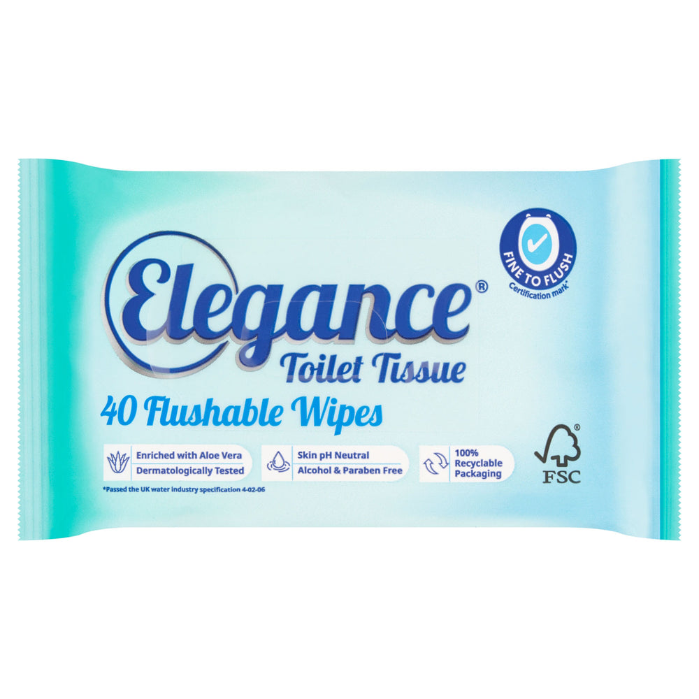 ELEGANCE MOIST TOILET TISSUE 40 Pack