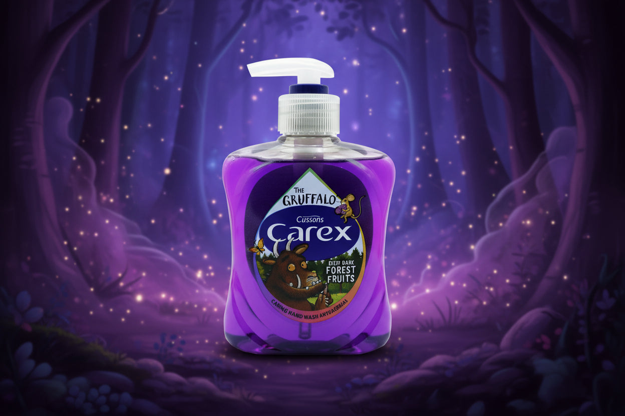 CAREX ANTIBAC HAND WASH GRUFFALO 250ML.