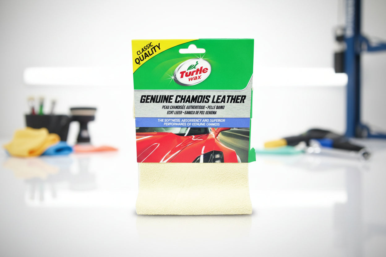 TURTLE WAX GENUINE CHAMOIS LEATHER MEDIUM