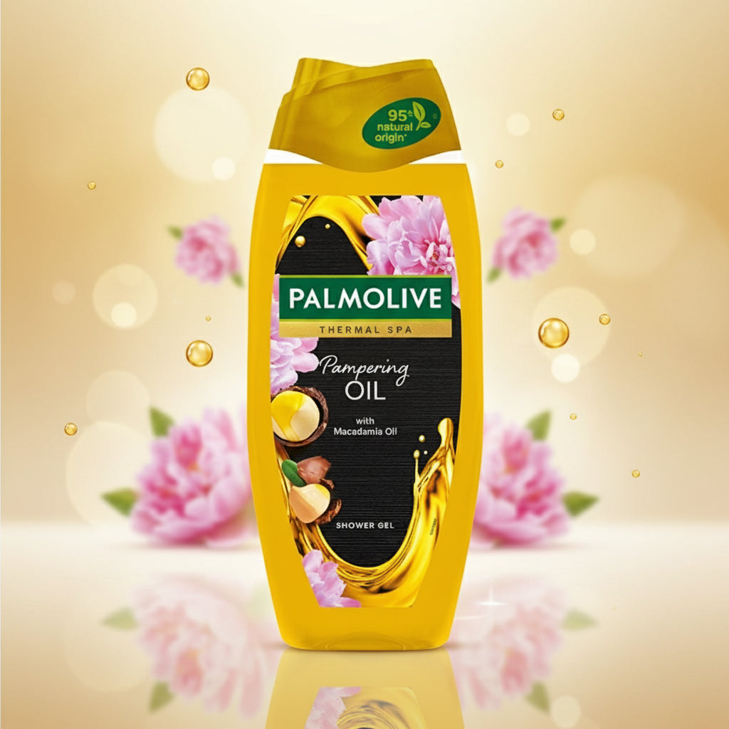 PALMOLIVE SHOWER GEL PAMPERING OIL 400ML