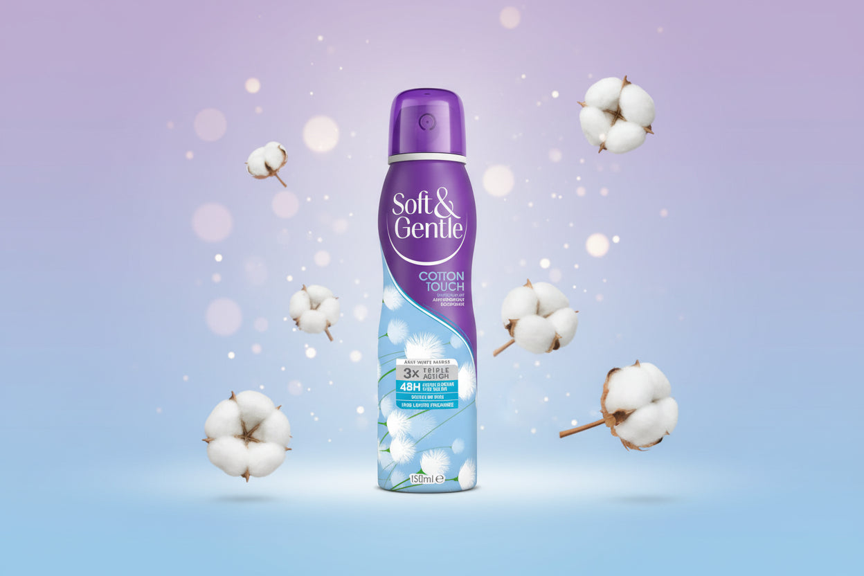 SOFT & GENTLE A/P DEODORANT COTTON TOUCH 150ML
