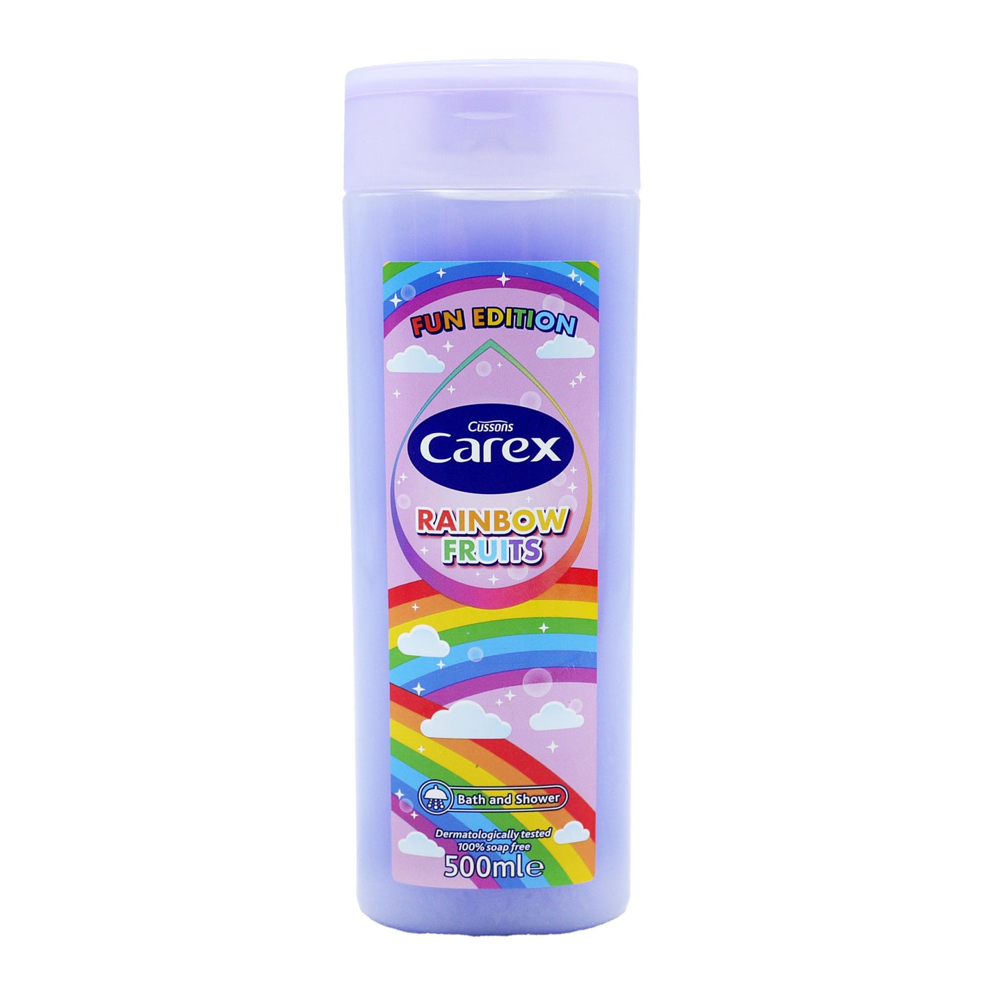 CAREX SHOWER GEL RAINBOW FRUITS 500ML.
