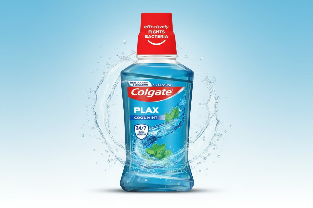COLGATE PLAX MOUTHWASH COOLMINT 250ML.
