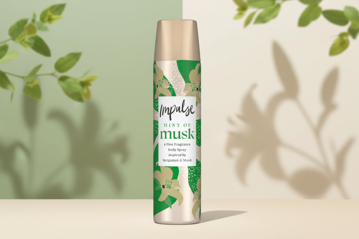 IMPULSE BODY SPRAY HINT OF MUSK 75ML