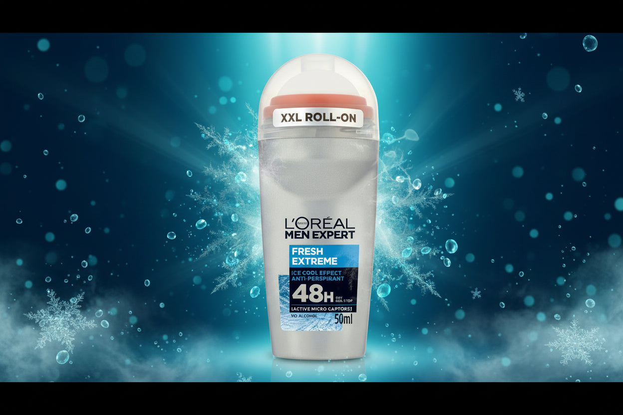 LOréal Men Expert Fresh Extreme Roll-On Deodorant 50ml | Imported from UK 🇬🇧