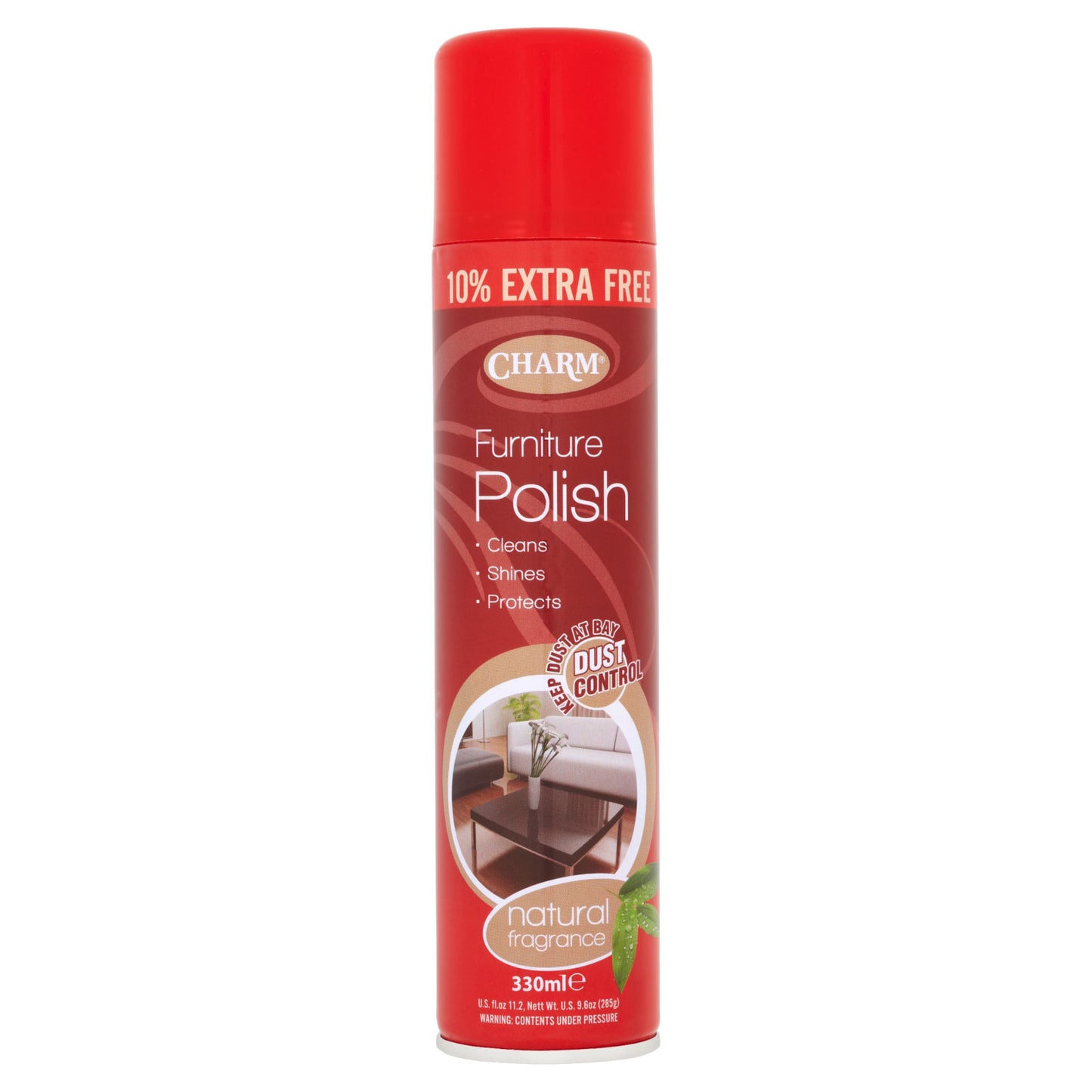 CHARM POLISH FURNITURE NATUR 330ML.
