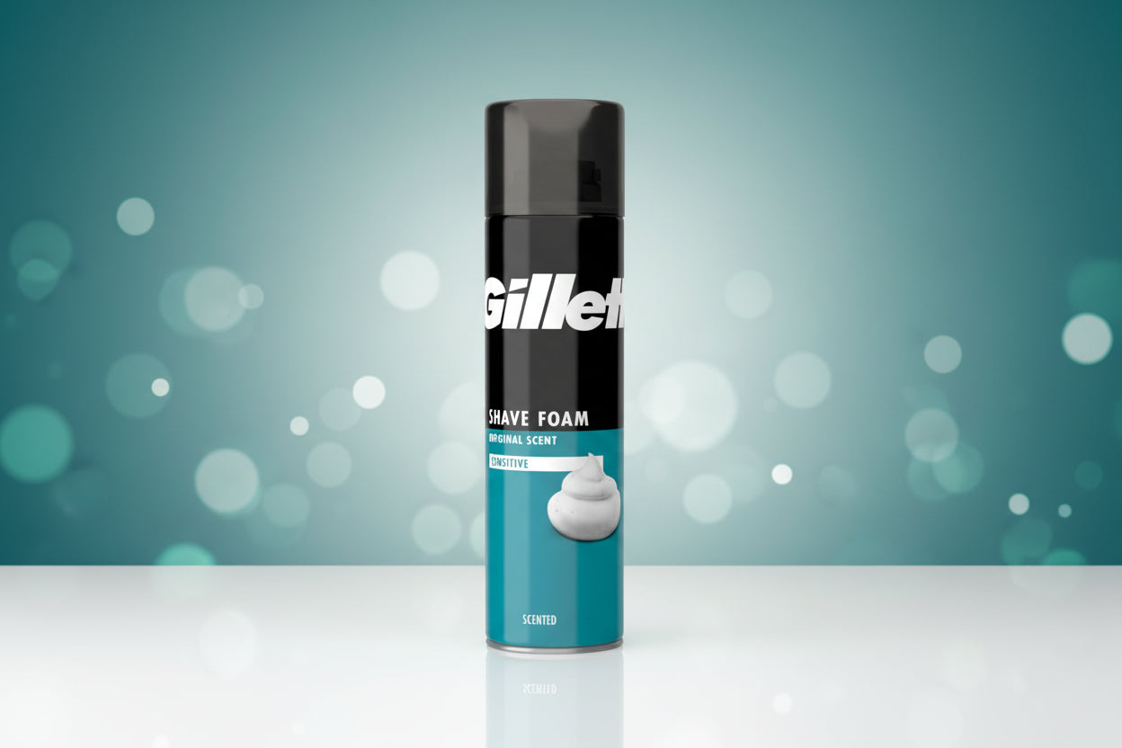 GILLETTE SHAVE FOAM SENSITIVE 200ML