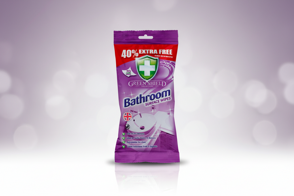 Greenshield Bathroom Surface Wipes 70's