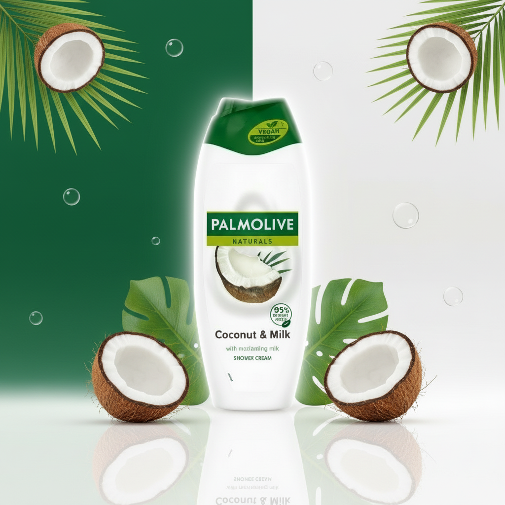 PALMOLIVE SHOWER GEL NATURALS COCONUT 500ML