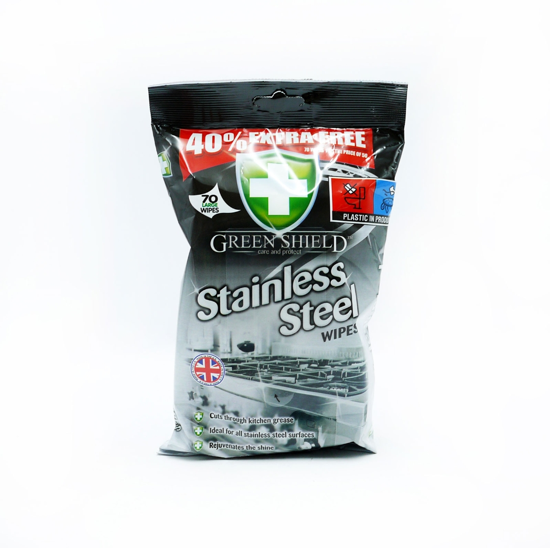 GREENSHIELD WIPE STAINLESS STEEL 07/26 70's