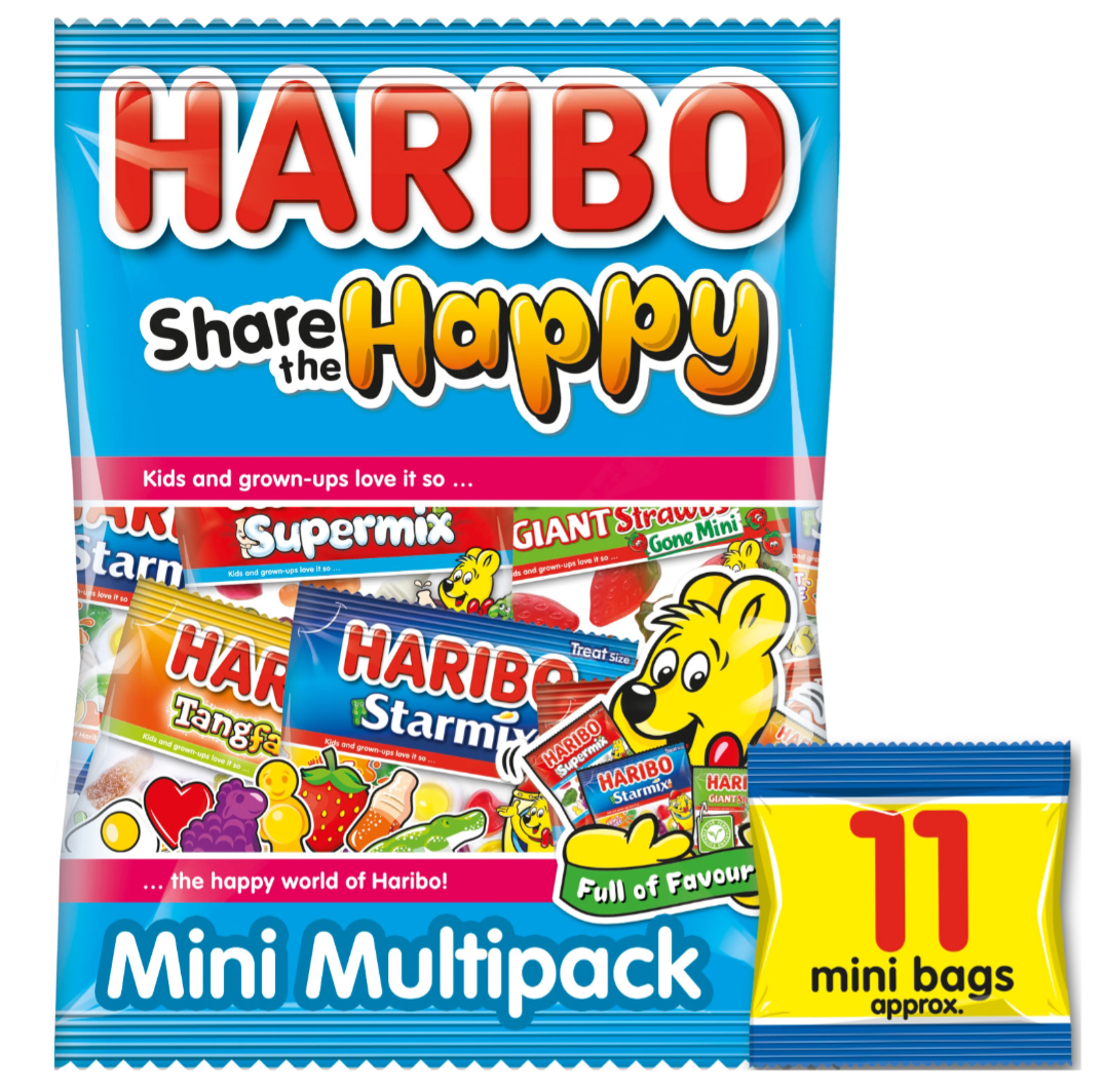 HARIBO SHARE THE HAPPY PARTY MINIS 08/25 176gm