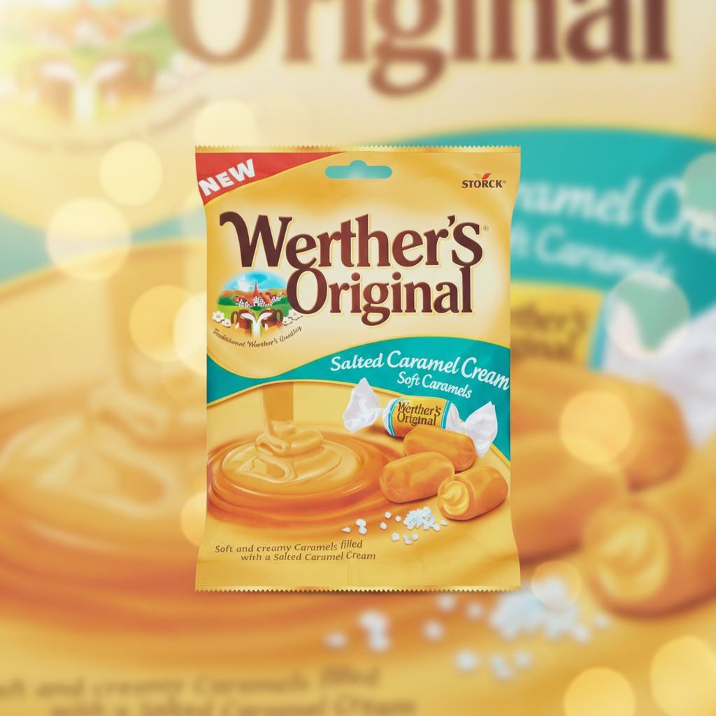 WERTHERS ORIGINAL SALTED CARAMEL CREAM 125GM