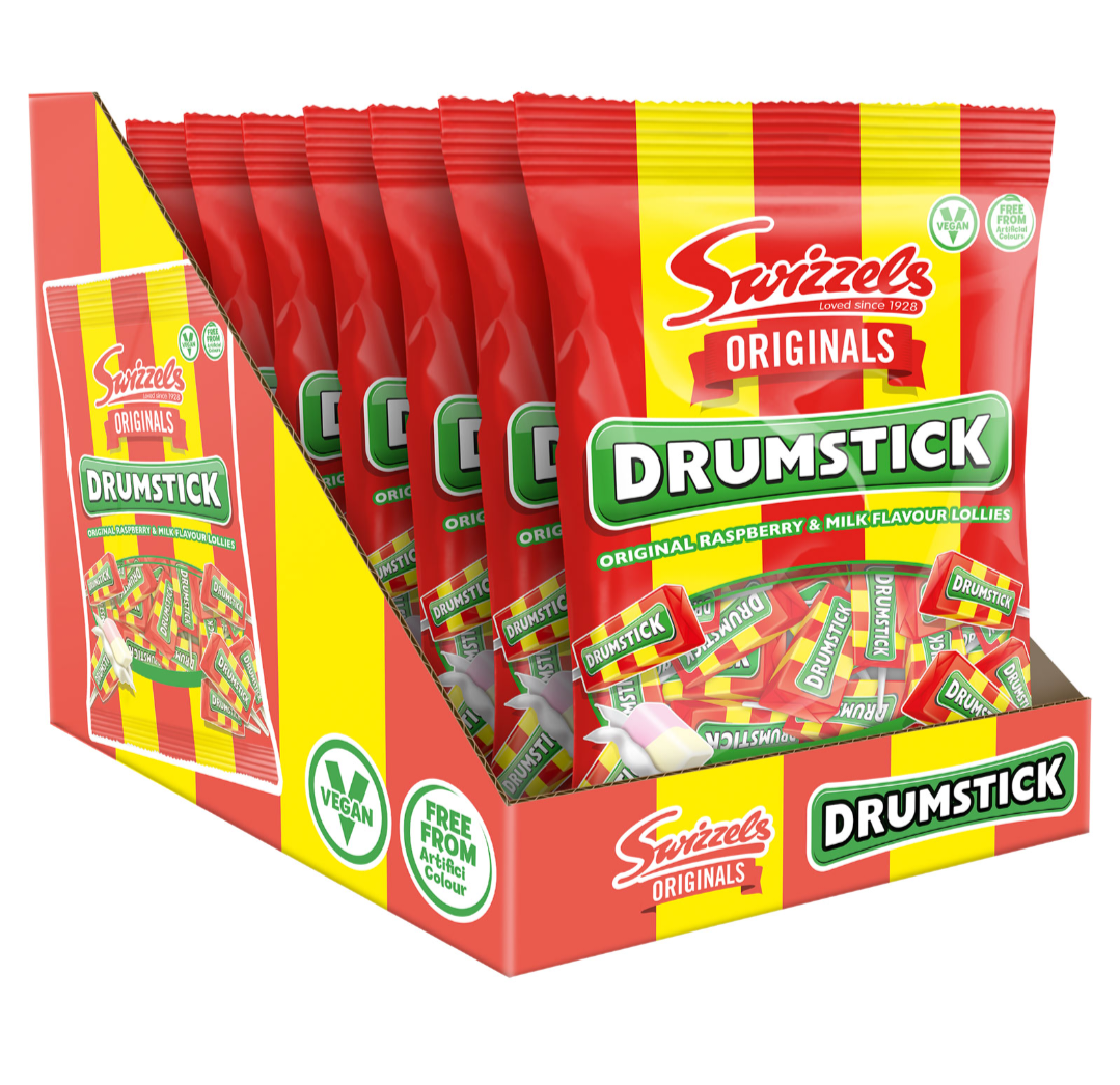 SWIZZELS DRUMSTICK LOLLY BAG 30/11/25 120GM