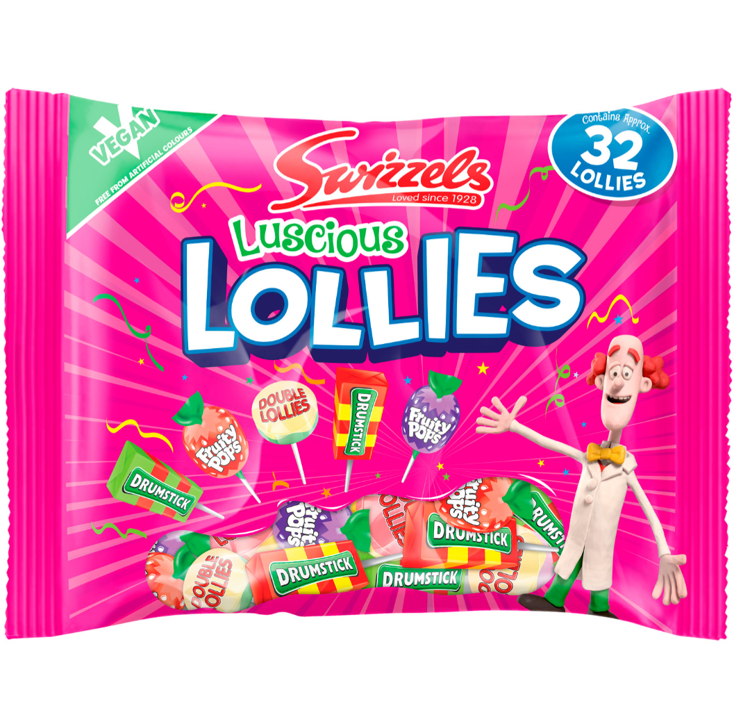 SWIZZELS LUSCIOUS LOLLIES 30/11/25 354GM