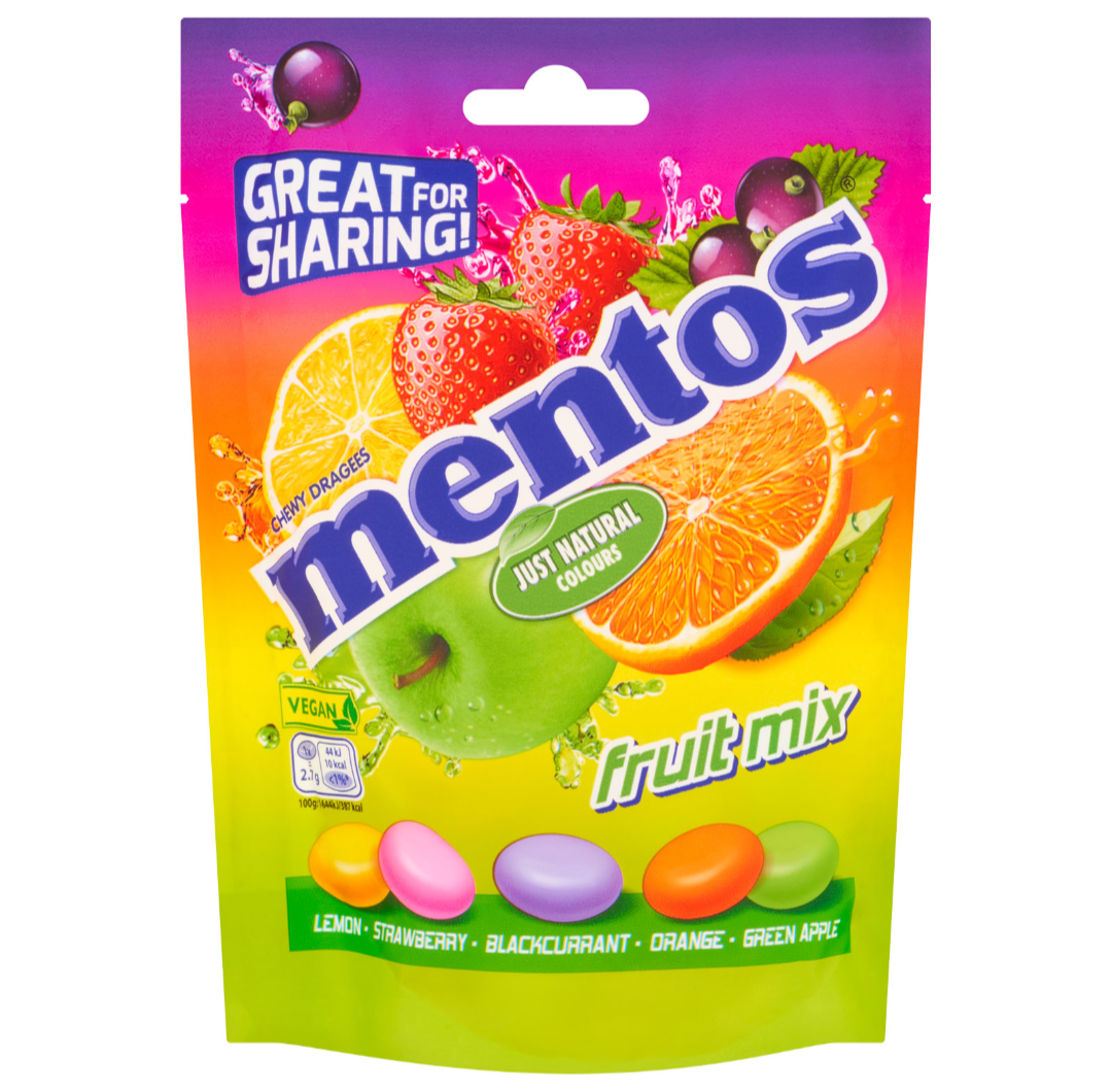 MENTOS FRUIT MIX 03/27 140gm