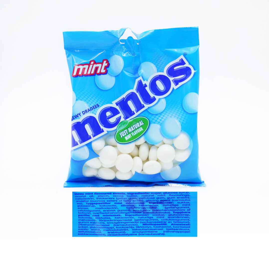 MENTOS MINT BAG 04/27 150mg