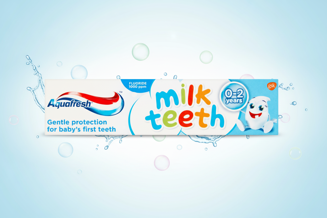 AQUAFRESH TOOTHPASTE MILK TEETH 22/01/27 50ML