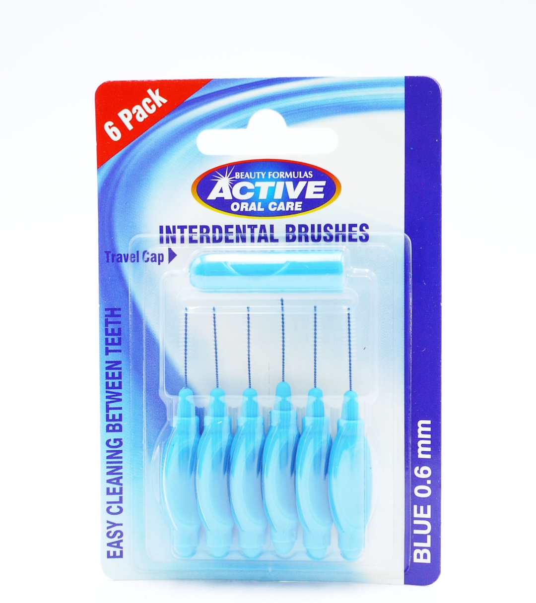 BEAUTY FORMULAS INTERDENTAL BRUSHES 0.60MM 6pk