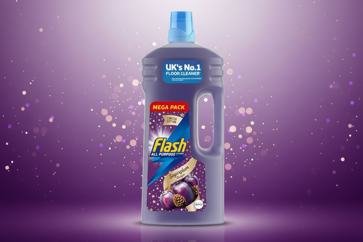 FLASH LIQUID ALL PURPOSE CLEANER SUGAR PLUM (C) 1.5 LTR