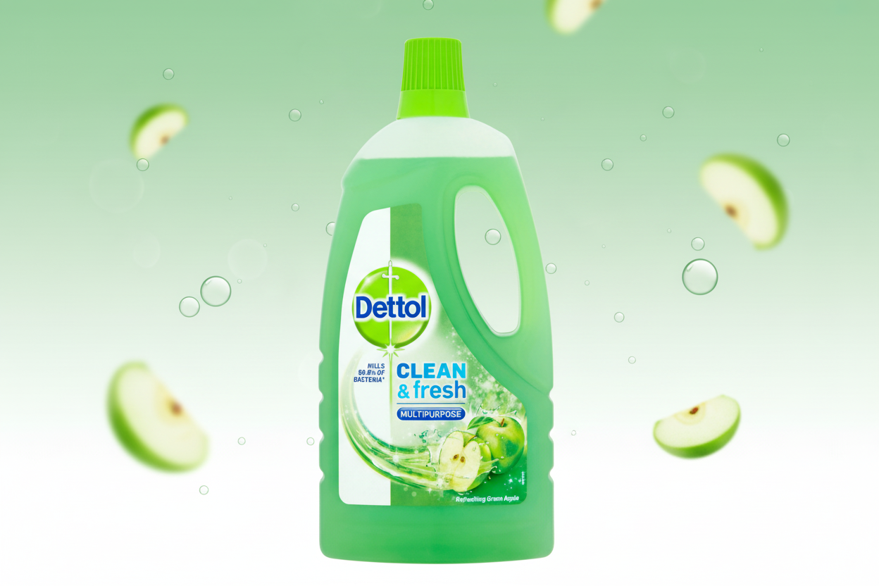 DETTOL C&F FLOOR CLEANER APPLE 04/26 1LTR