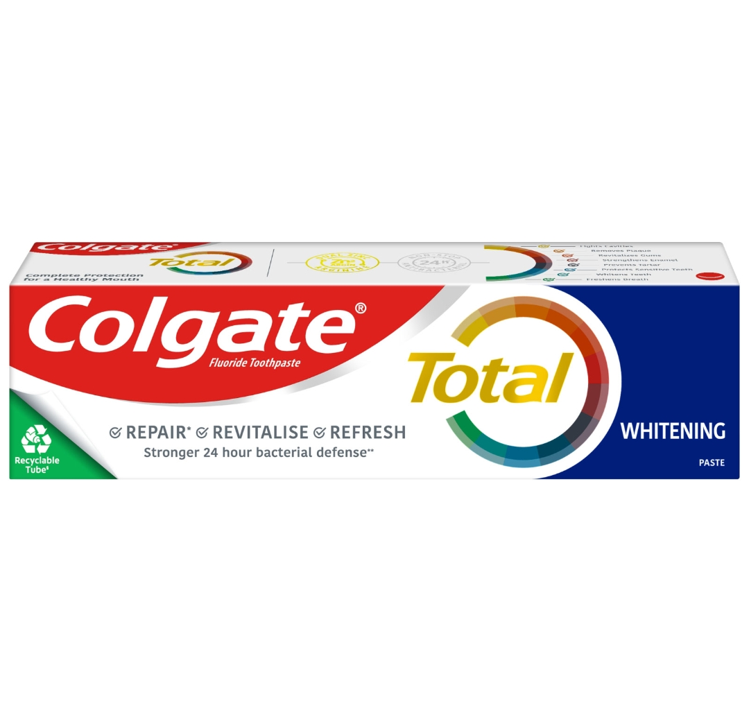 COLGATE TOOTHPASTE TOTAL WHITENING 04/26 75ML