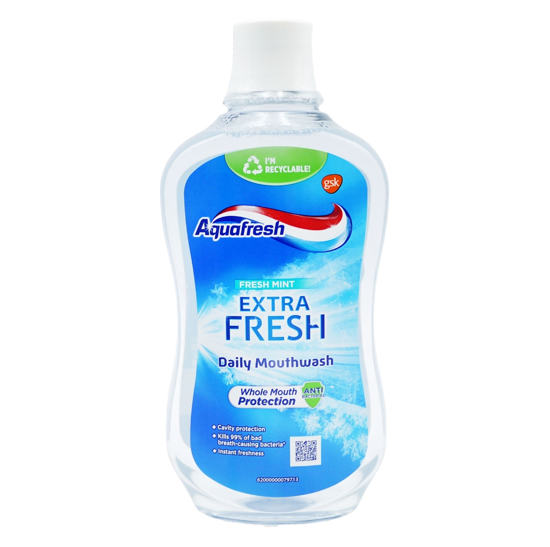 AQUAFRESH MOUTHWASH FRESH MINT 500ml.