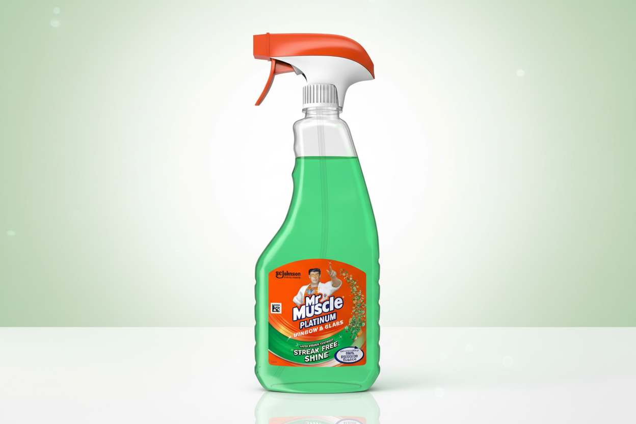 MR MUSCLE ADV PLATINUM TRIGGER WINDOW & GLASS 500ML