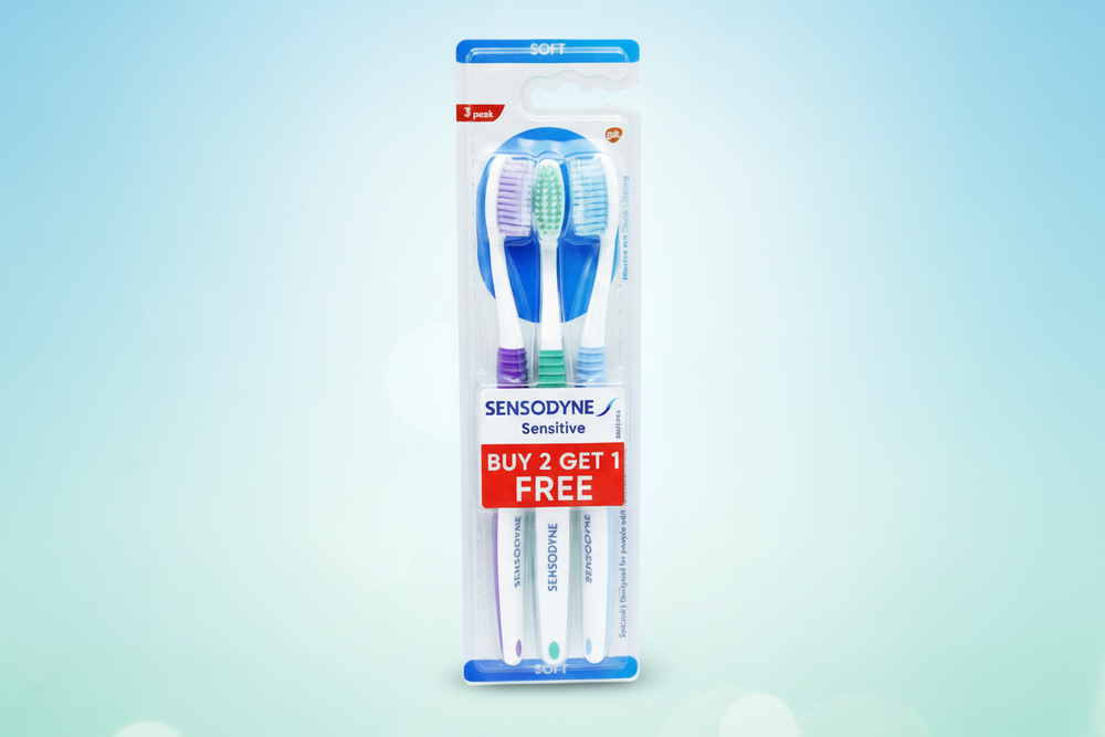 Sensodyne Toothbrush Sensitive Soft 3 Pack