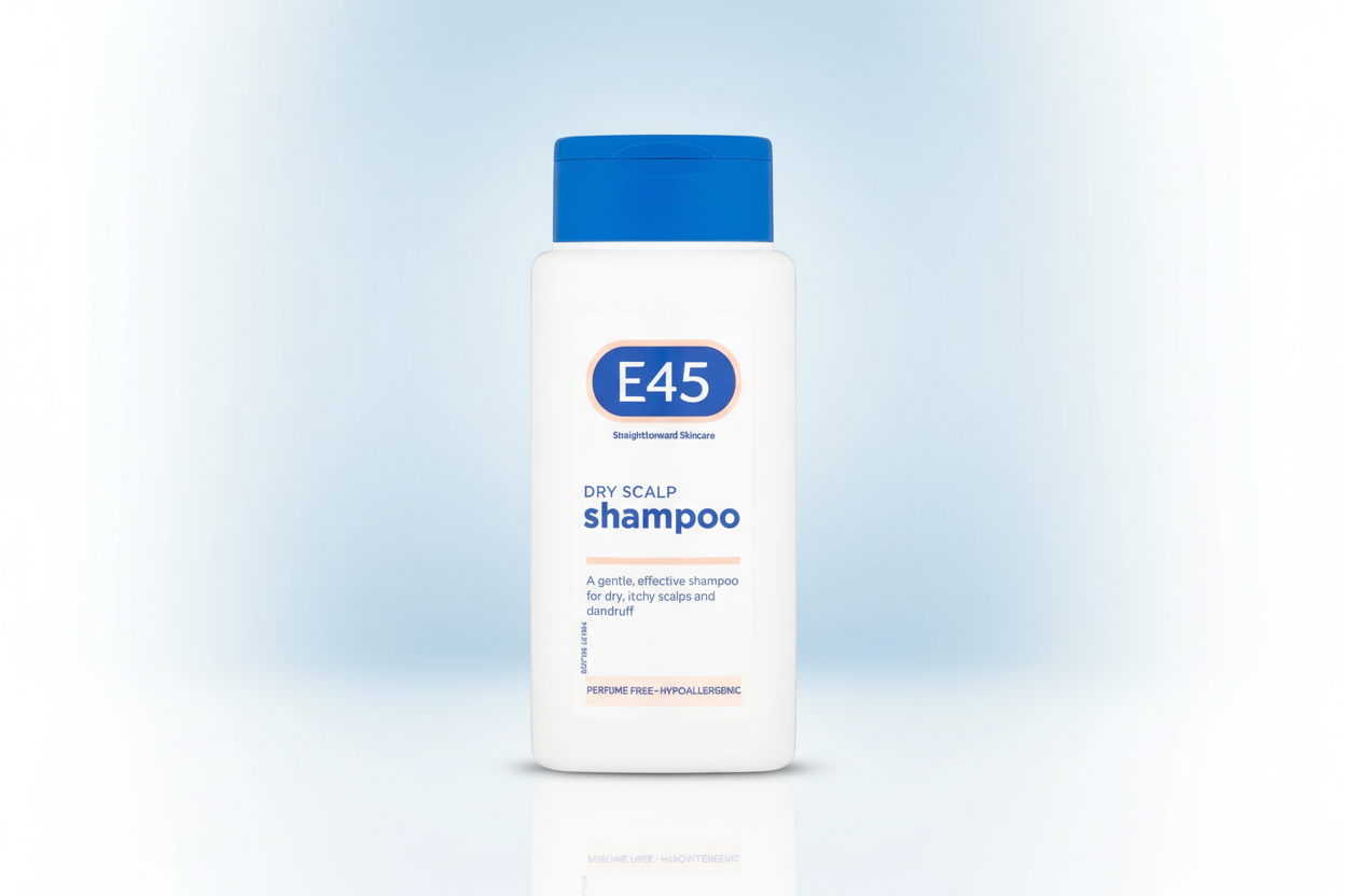 E45 SHAMPOO DRY SCALP 04/27 200ML