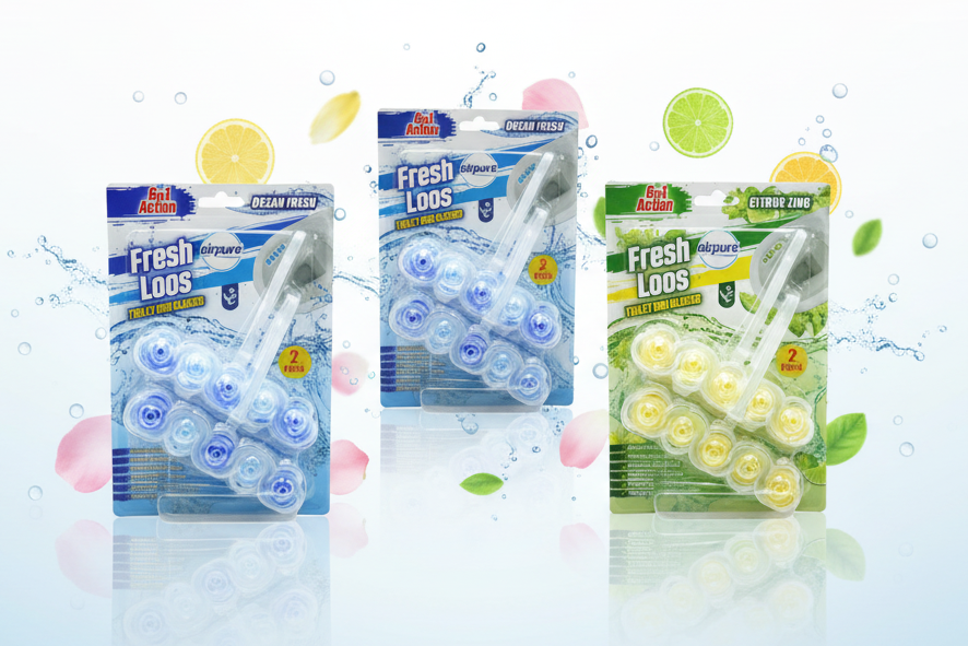 FRESH LOOS TOILET RIM BLOCK 6IN1