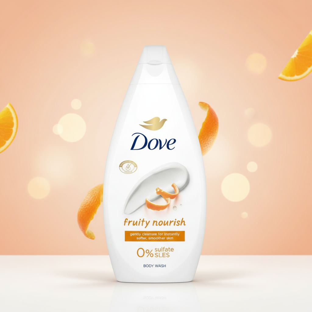 DOVE BODYWASH FRUITY NOURISH 225 ML