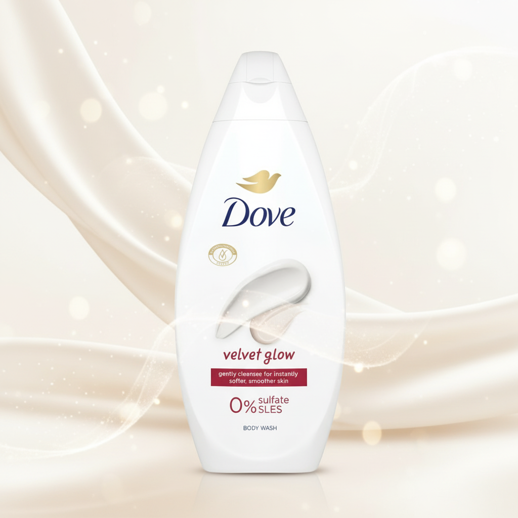DOVE BODYWASH SILKY VELVET 225 ML