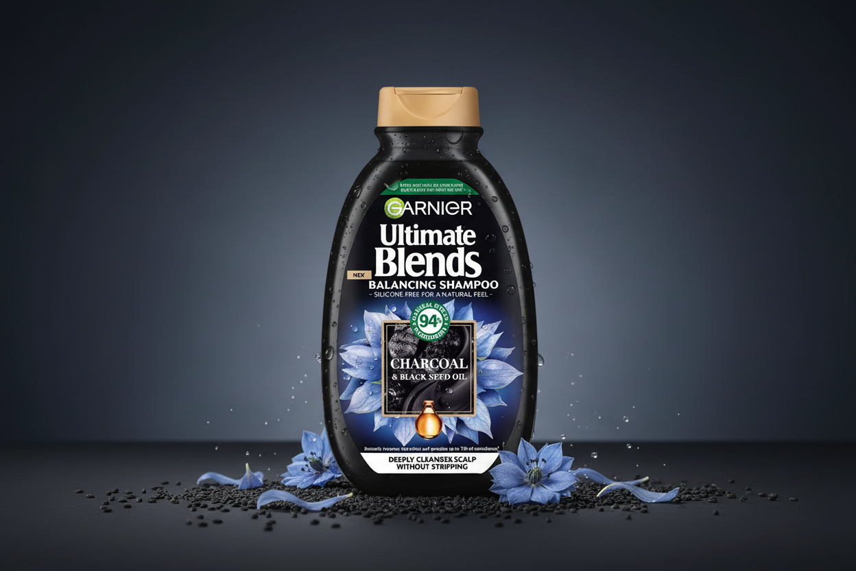 GARNIER SHAMPOO CHARCOAL 300ML