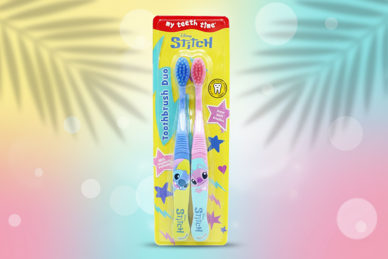 DISNEY STITCH TOOTHBRUSH DUO