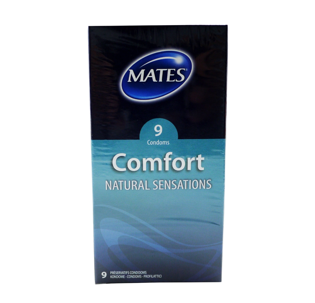 MATES CONDOMS COMFORT NATURAL SENSATION(C) 05/26 9's