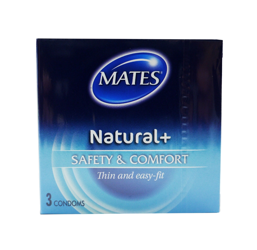 MATES CONDOMS NATURAL+ 31/03/25 3's